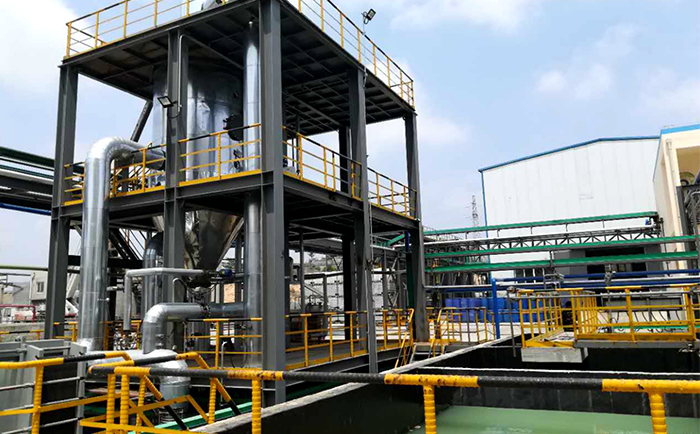 MVR蒸發(fā)器處理廢水中